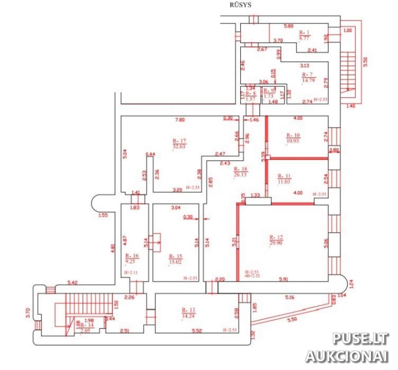 Nuomojamas turtas: Administracinės patalpos Patalpos/Butai Vilniaus g. 16, 01402 Vilnius, Lithuania 4