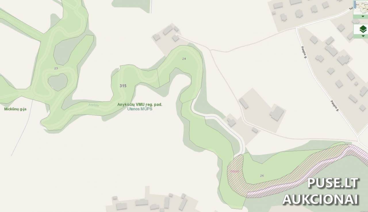 Žemės sklypas Sklypai Burbiškis, Anykščiai District Municipality, Lithuania 1