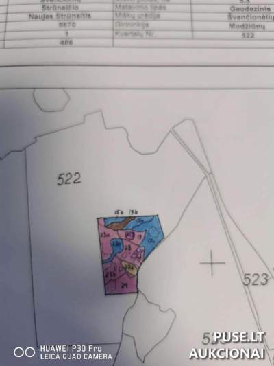 Žemės sklypas Švenčionių r., Naujo Strūnaičio k. miškas, 7200 EUR pradinė kaina