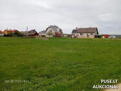 Žemės sklypas Rokiškio mieste, Pievų g. 39B, pradinė kaina 6464 EUR - Valstybinis aukcionas