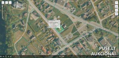Žemės sklypas Akmenės r. sav., Papilės m., J. Basanavičiaus g. 15, pradinė kaina 9000 EUR