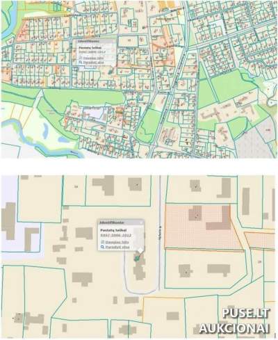 1/2 buto dalies pardavimas Jurbarkų rajone, Vyturio g. 1-3, pradinė kaina 14162 EUR