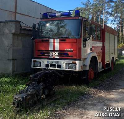 Parduodamas nevažiuojantis gaisrinis automobilis IVECO AC40/5 Vilniuje 1999 m. už 1500 EUR