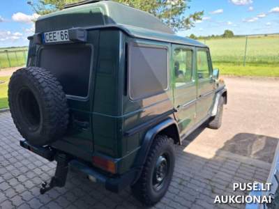 Parduodamas naudotas Mercedes Benz G 270 dyzelinis automobilis, pradinė kaina 2000 EUR, variklis 115 kW