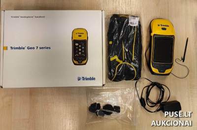 Naudotas Trimble Geo 7X GPNS imtuvas aukcione Vilniuje, pradinė kaina 500 EUR