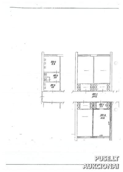 Kambarys Vilniuje, Dariaus ir Girėno g. 11, 17.5 kv.m, pradinė kaina 34500 EUR