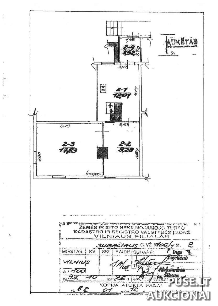 Butas Patalpos/Butai Subačiaus g., Vilnius, Vilniaus m. sav., Lithuania 1