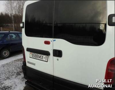 Renault Master komercinė transporto priemonė Vilniuje, aukcionas nuo 462 EUR