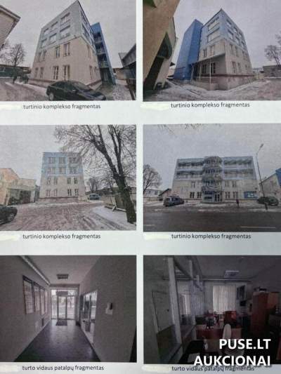 Aukcionas: Administracinis pastatas Šiauliuose, Aušros al. 68, 1010 kv.m. su 1423202 EUR pradine kaina