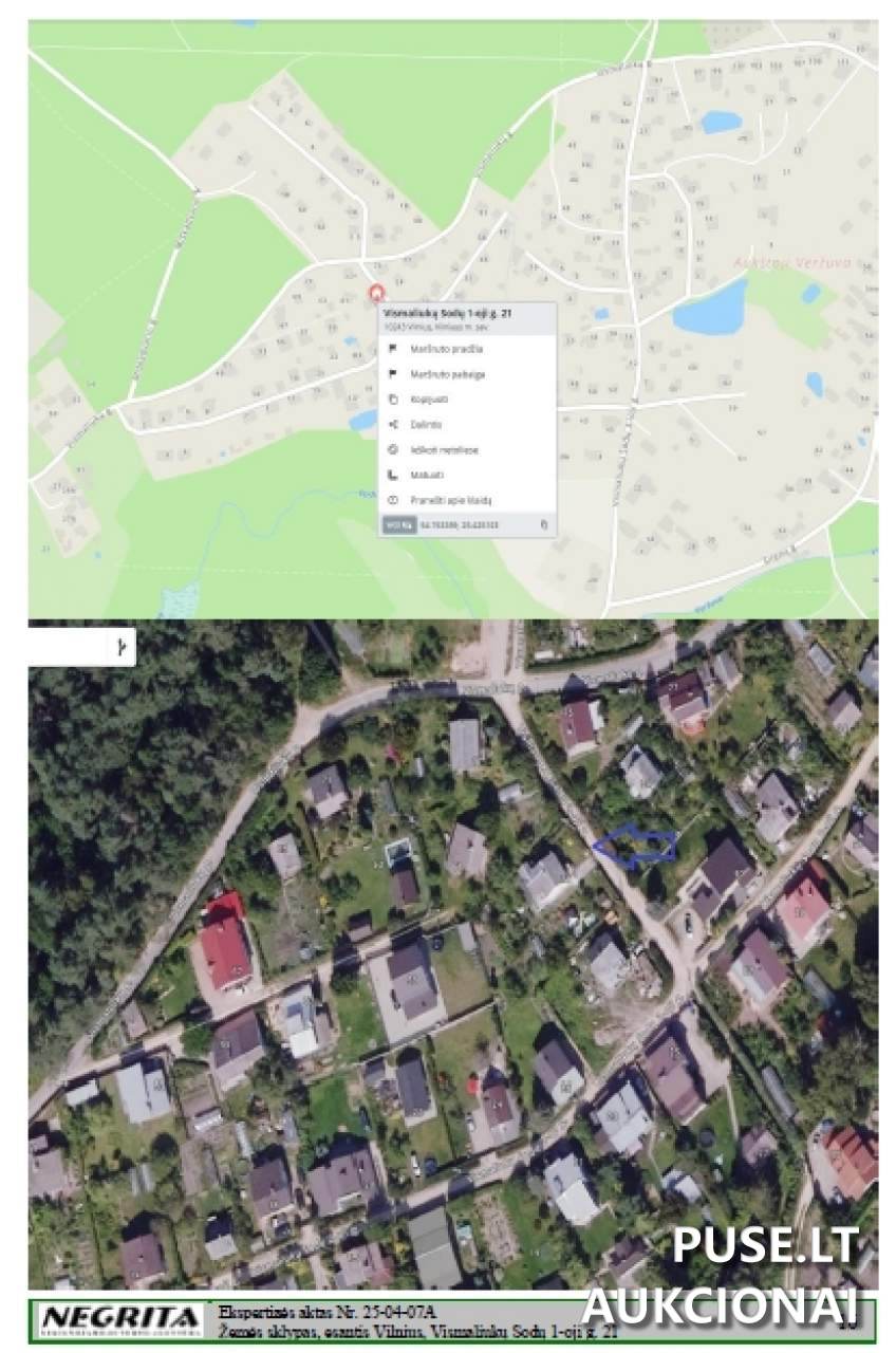 Žemės sklypas Sklypai Vismaliukų Sodų 1-oji g. 21, 10243 Vilnius, Lithuania 3