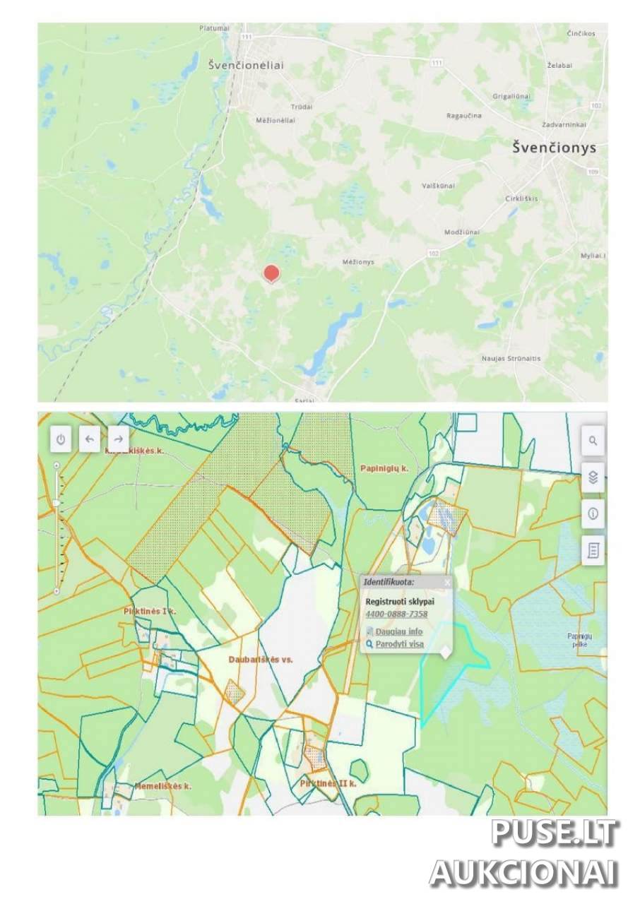 Žemės sklypas Sklypai Švenčionys District Municipality, Lithuania 2