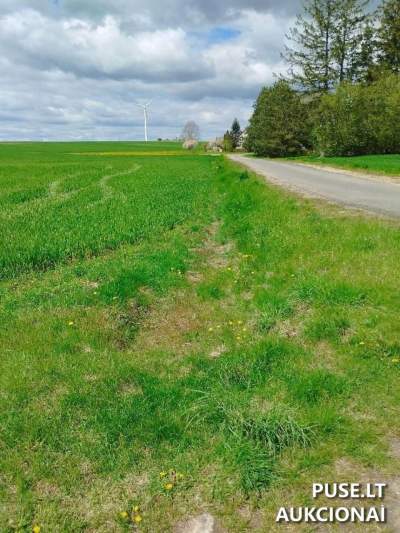 Žemės sklypas Mažeikių r. Ukrinų k. 1.32 ha parduodamas aukcione nuo 6000 EUR