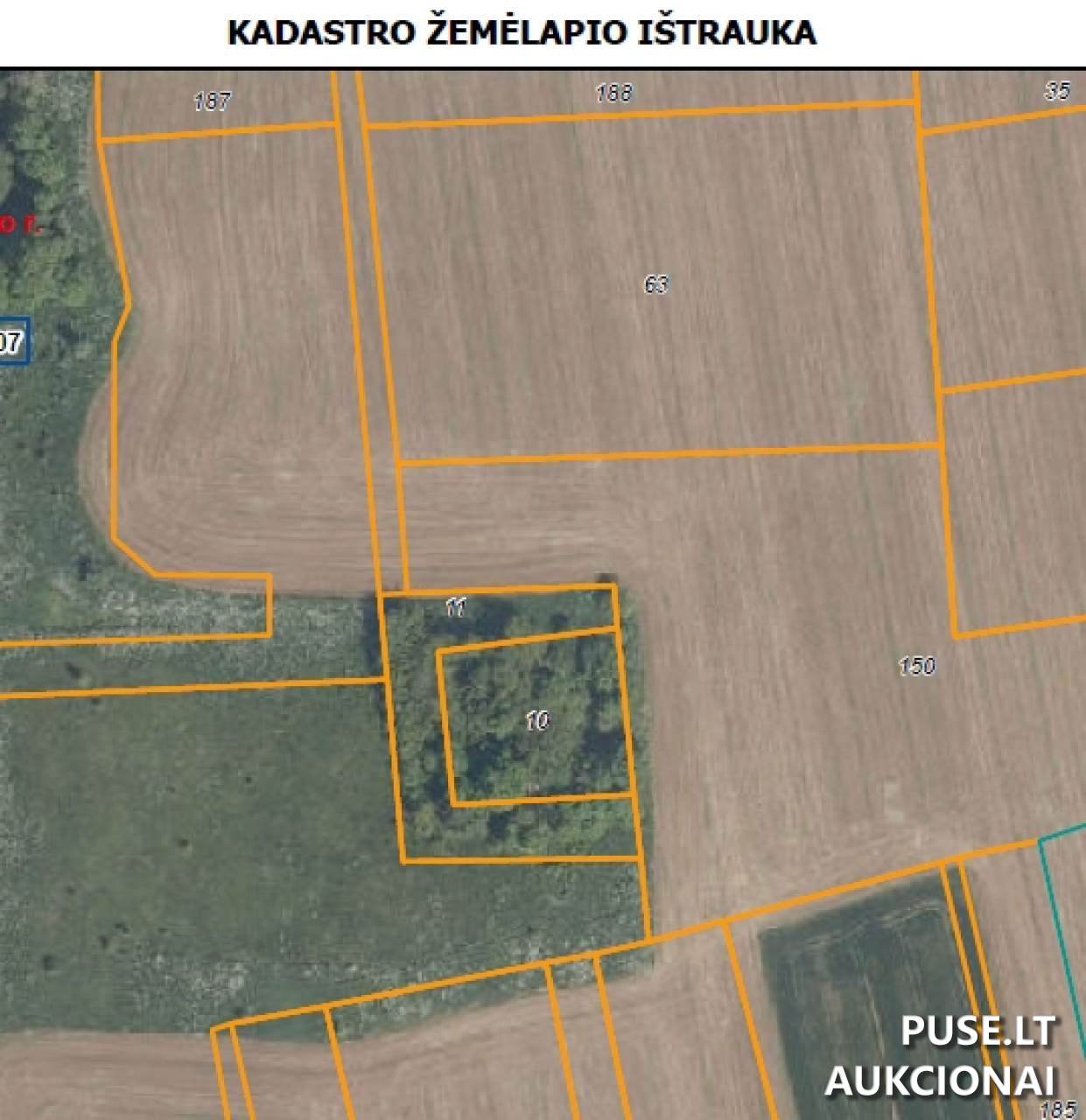 Žemės sklypas Sklypai Raudonpamūšė, 39441 Pasvalys District Municipality, Lithuania 1
