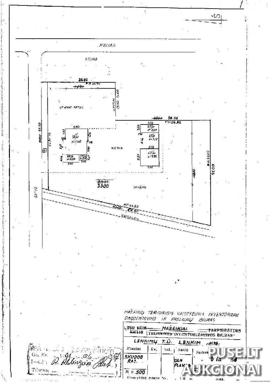 Žemės sklypas Sklypai S. Daukanto g. 30, Lenkimai, 98302 Skuodo r. sav., Lithuania 1