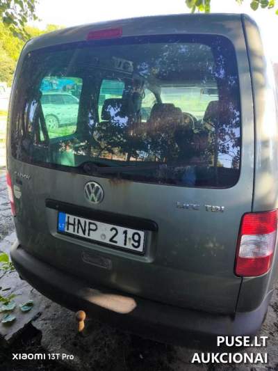 Parduodamas lengvasis automobilis VW Caddy (2005 m.) 77 kW su defektais Klaipėdos rajone Caddy aukcionas nuo 250 EUR