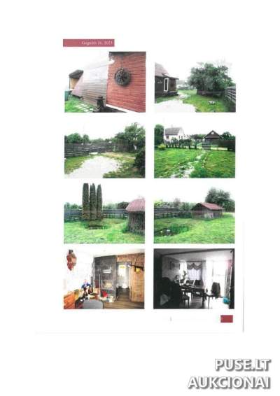 Sodo namelis Kaišiadorių rajone, Ramybės g. 2, pradinė kaina 24480 EUR, varžytynės