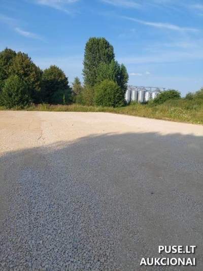 Inžinerinis statinys - aikštelė Kėdainių mieste, 967 kv.m. ploto, pradinė kaina 49384 EUR