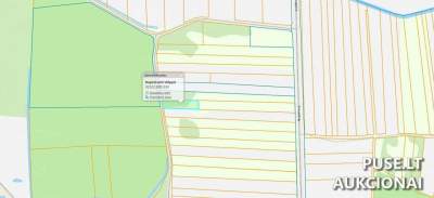 240 EUR žemės ūkio sklypo 0.15 ha dalis parduodama Vilniaus rajone, Putinų kaime