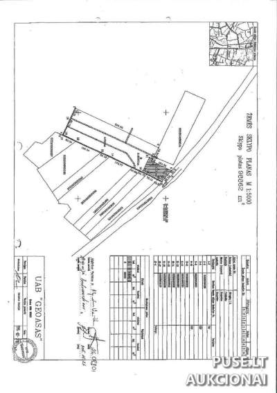 Parduodama 44431/49431 dalis žemės ūkio sklypo Klaipėdos rajone, Stragnų I km, pradinė kaina 22272 EUR