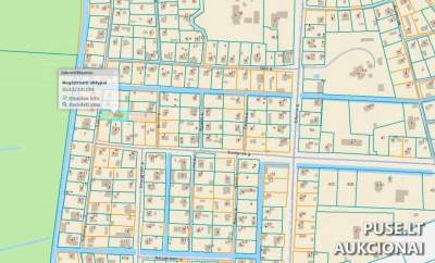 Žemės sklypas Klaipėdos r. sav., Derceklių k., Galinė g. 6, pradinė kaina 15744 EUR