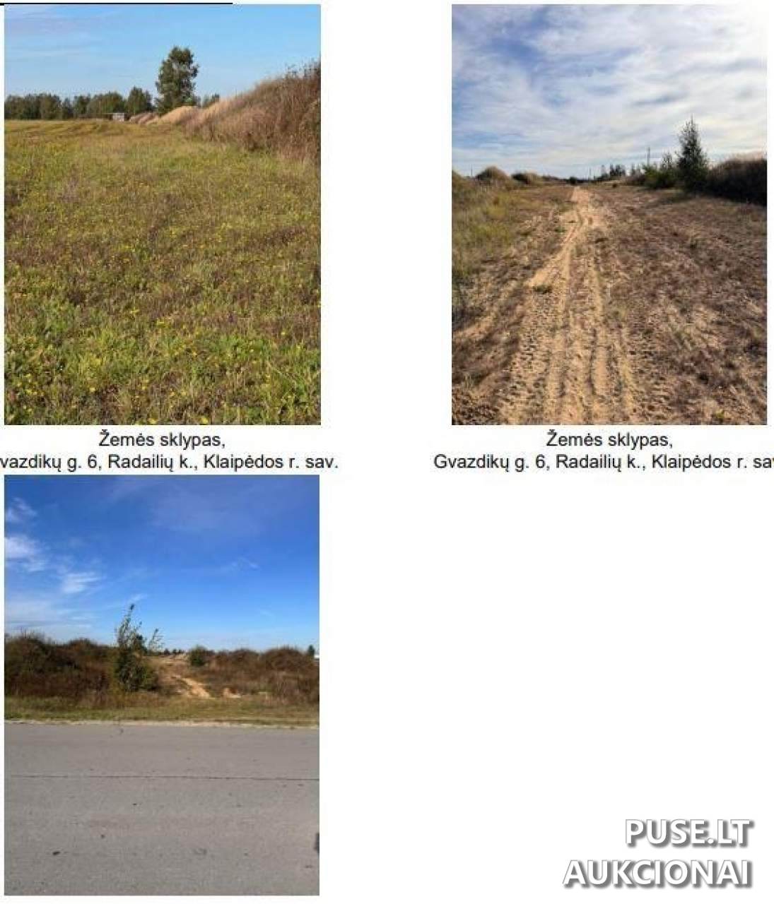 Žemės sklypas Sklypai Gvazdikų gatvė 6, Radailiai, 92405 Klaipėdos r. sav., Lithuania 1