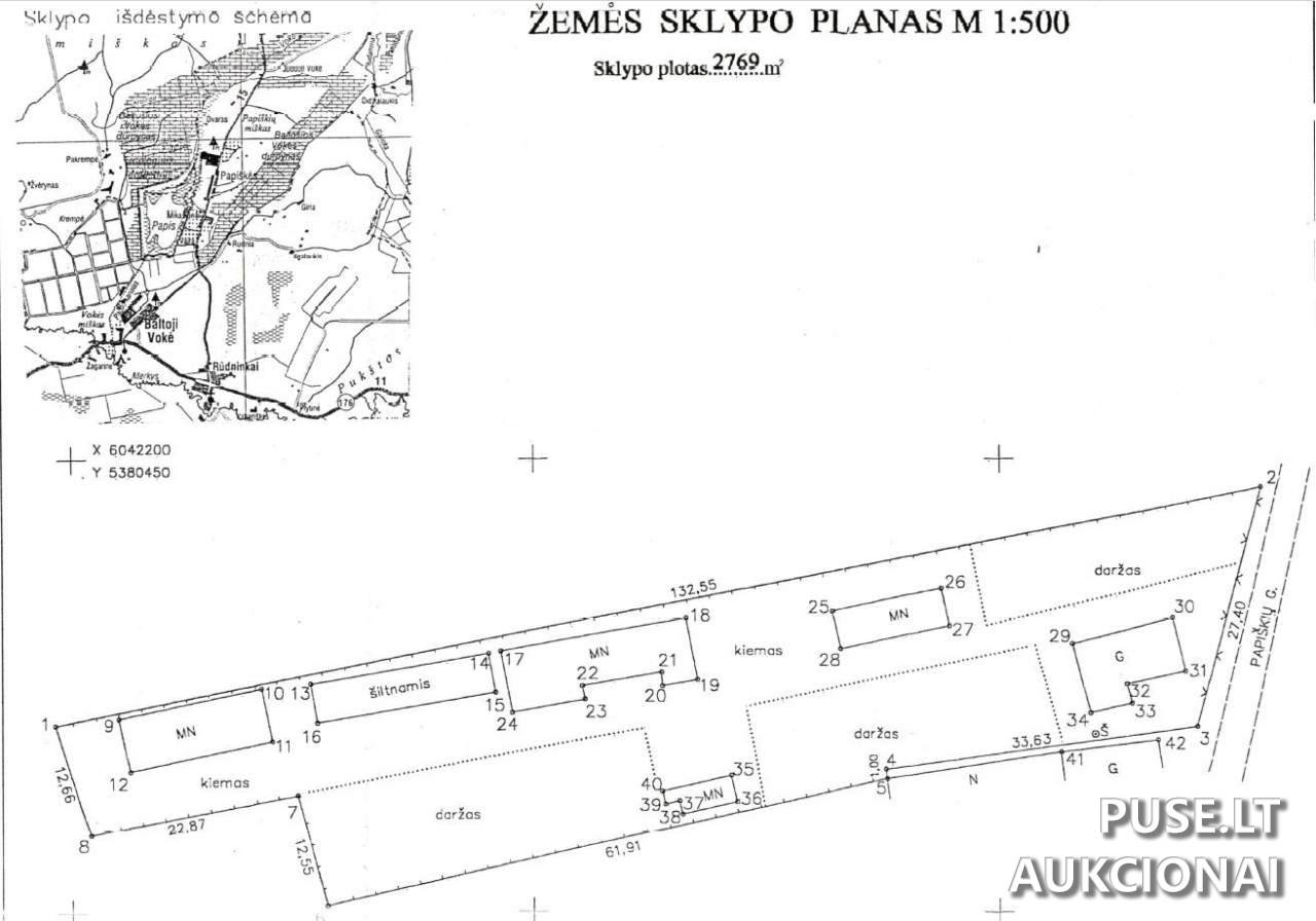 Žemės sklypas Sklypai Pilkapių g. 21, Papiškės, 14119 Vilniaus r. sav., Lithuania 4