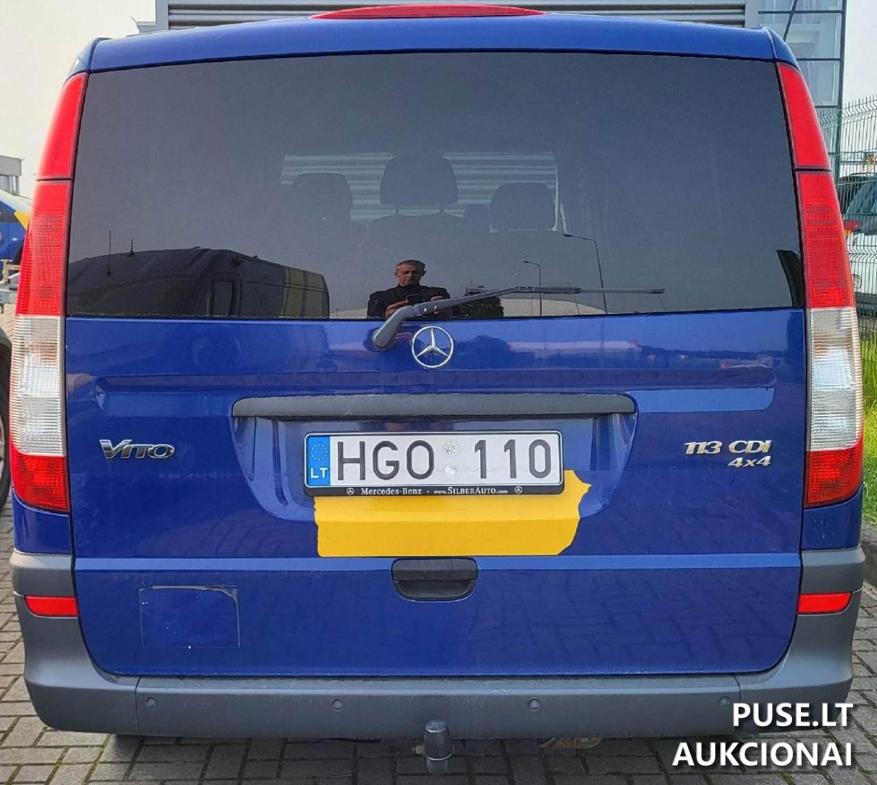 Automobilis "Mercedes Benz Vito" (Spec.pask.transp.pr"MERCEDES-BENZ VITO V/NrHGO110, IT-1260243-00 ir IT-1260243-02) Lengvasis automobilis 6