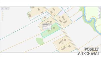 Parduodamas 0.28 ha žemės sklypas Radviliškio r., Skomaičių k., Lankos g. 11, pradinė kaina 3000 EUR