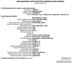 Patalpos/Butai - Butas