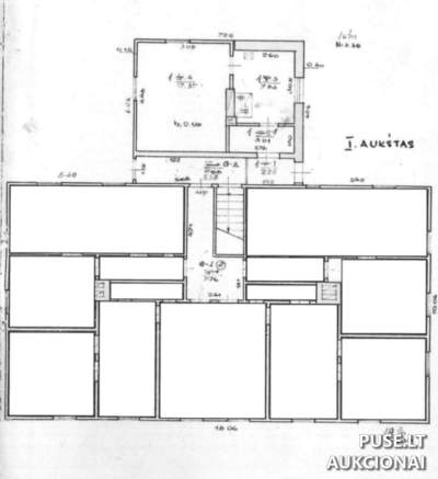 Parduodamas 1/1 dalies butas Mažeikiuose, P. Matulionio g. 19, pradinė kaina 3330 EUR