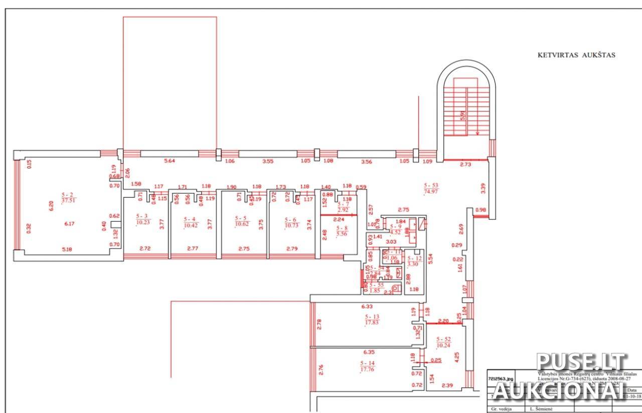 Nuomojamas turtas: Administracinės patalpos Patalpos/Butai V. Kudirkos g. 18-3, 03105 Vilnius, Lithuania 1