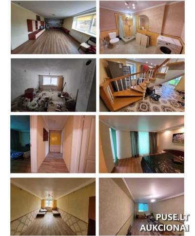 Gyvenamasis namas Rokiškio rajone, Kriaunų k., Sartų g. 48, pradinė kaina 47400 EUR