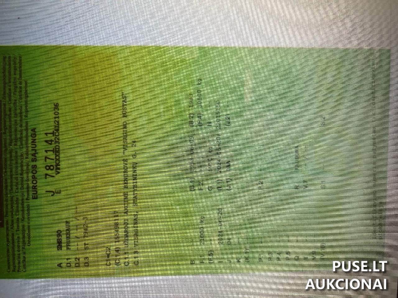 Puspriekabė Fruehauf Priekaba arba puspriekabė nuo 3,5t. iki 10t. 2