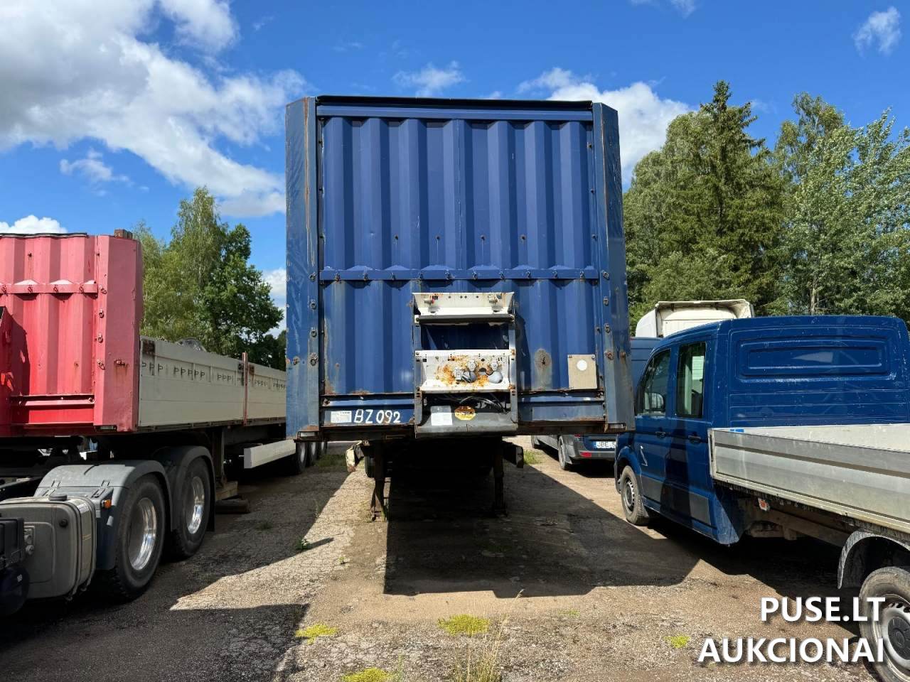 KRONE SDP27 Priekaba arba puspriekabė nuo 3,5t. iki 10t. 2