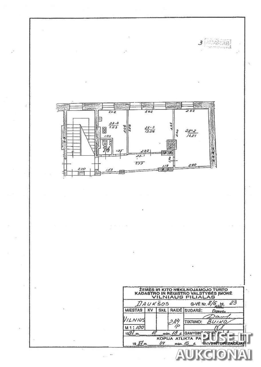 Butas Patalpos/Butai M. Daukšos g. 8C, 02102 Vilnius, Lithuania 1