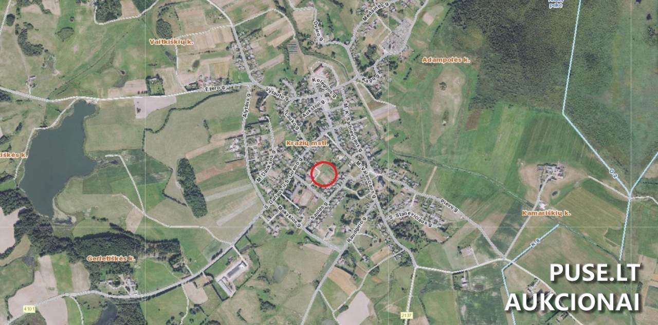 Žemės sklypas Sklypai Kražiai, Kelmė District Municipality, Lithuania 1