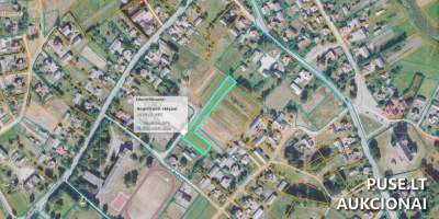 Žemės ūkio paskirties sklypas Kelmės r. sav., Kražių miestelyje, pradinė kaina 815 EUR