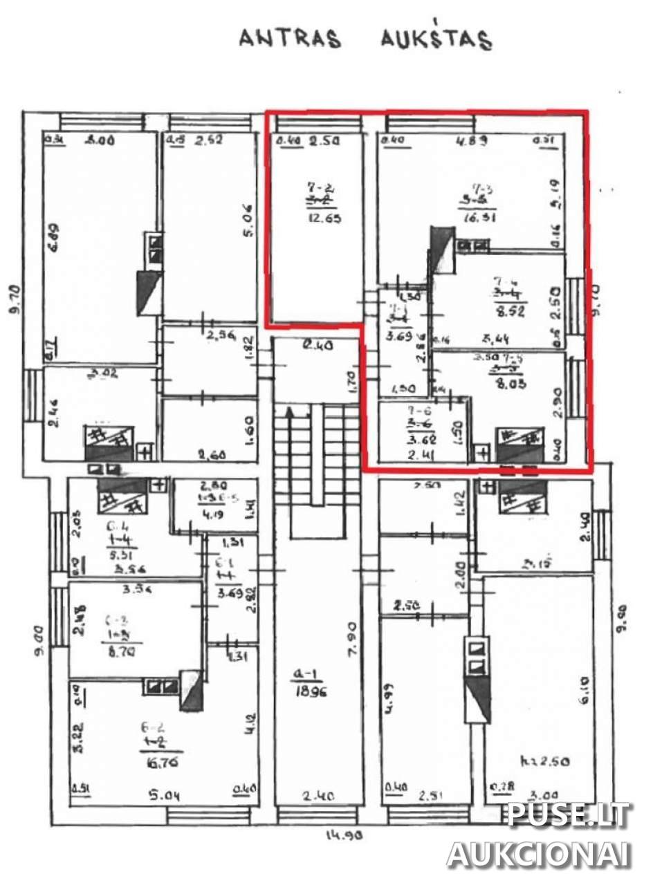 Butas Patalpos/Butai Tauragės g. 43, Balčiai, 99433 Šilutės r. sav., Lithuania 1