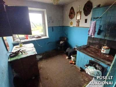 Parduodamas butas Pakruojo rajone, Telišionių k., 54.59 kv.m, pradinė kaina 1100 EUR