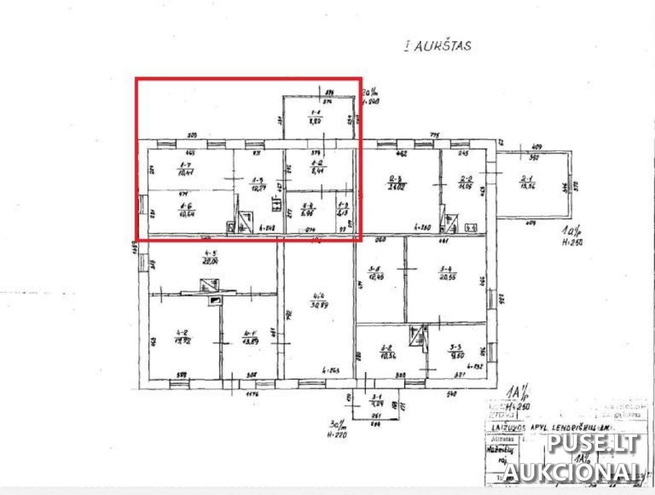 Butas Nr. 1 Patalpos/Butai Mažeikių g. 47, Viekšniai, 89493 Mažeikių r. sav., Lithuania 1
