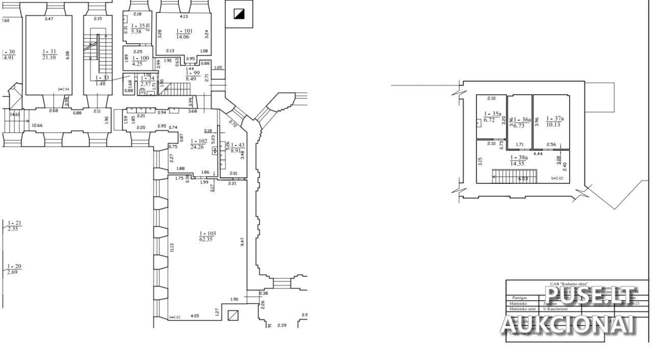 Nuomojamas turtas: Administracinės patalpos Patalpos/Butai Gedimino pr. 40, Vilnius, 01400 Vilniaus m. sav., Lithuania 1