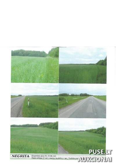 Žemės ūkio sklypas Anykščių rajone, Vaidlonių kaime, 1.01 ha, pradinė kaina 3072 EUR