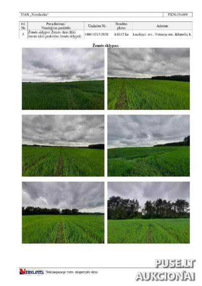 Žemės sklypas Lazdijų rajone, Klepočiuose, parduodamas už 20160 EUR pradinę kainą