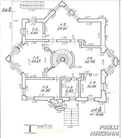 Gyvenamasis namas Vilniuje, Širvintų g. 78, pradinė kaina 264000 EUR, antstolių varžytynės