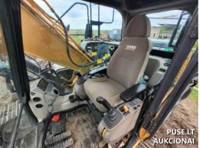 Vikšrinis ekskavatorius CASE CX 180D Klaipėdos rajone 48480 EUR aukcione