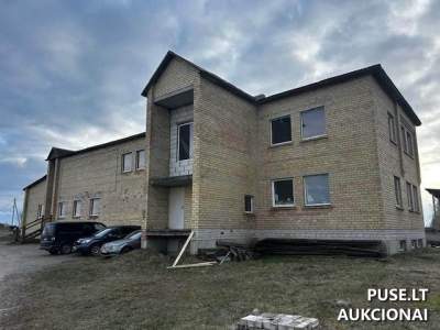 Nebaigta statyba administracinės patalpos Alytaus rajone, Mikutiškių kaim., 954 kv. m. pradinė kaina 15000 EUR