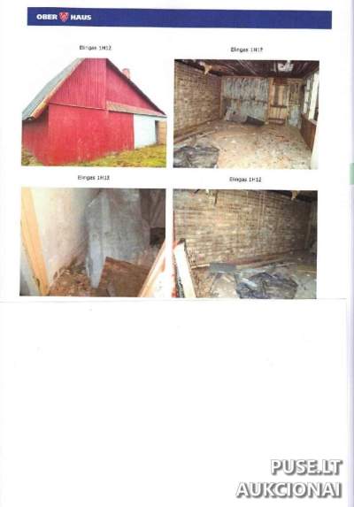 Pagalbinės paskirties pastatas Šiauliuose Poilsio g. 10C, 273.47 kv.m, pradinė kaina 16000 EUR