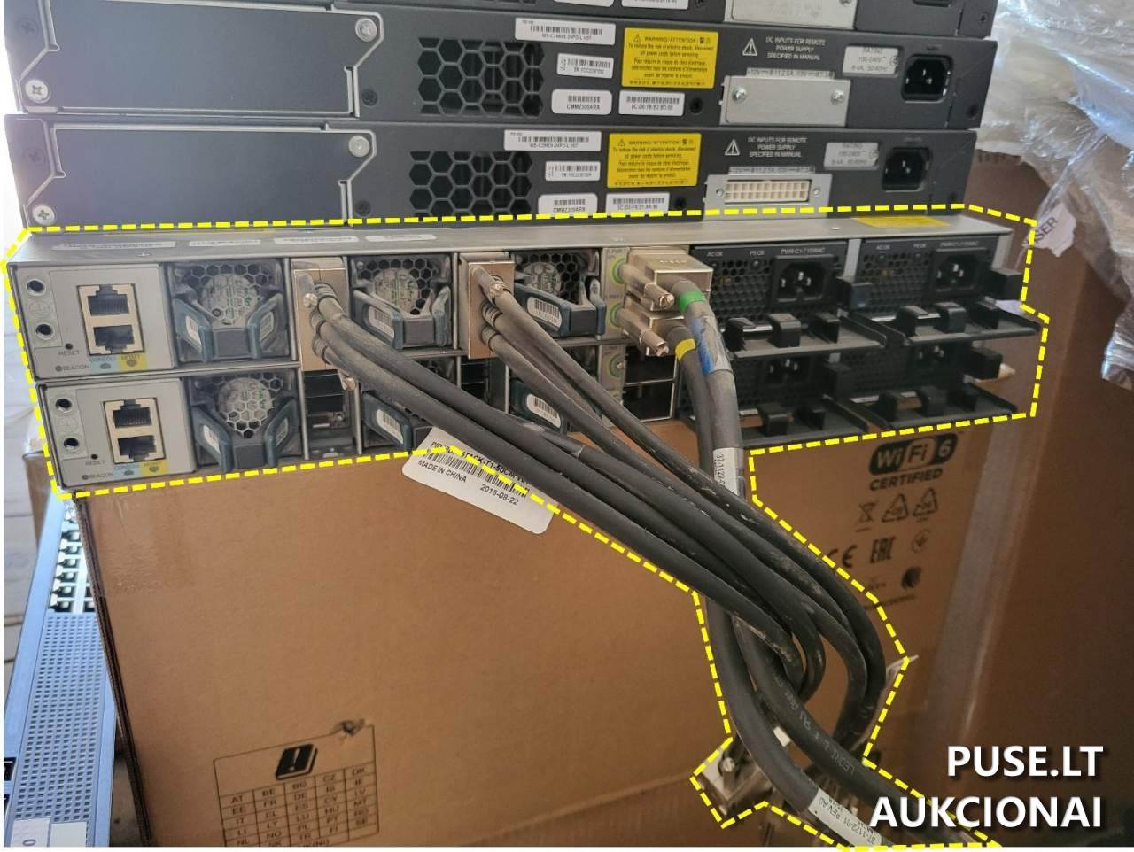 Agregavimo komutavimo įranga Cisco WS-C3850-24XS-S, 2 vnt Kompiuterių programinė ir techninė įranga 1