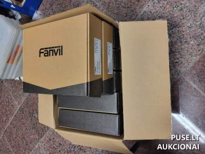 IP telefonų Fanvil X3G 45 vnt. siuntimas viešame aukcione Vilniuje, pradinė kaina 150 EUR