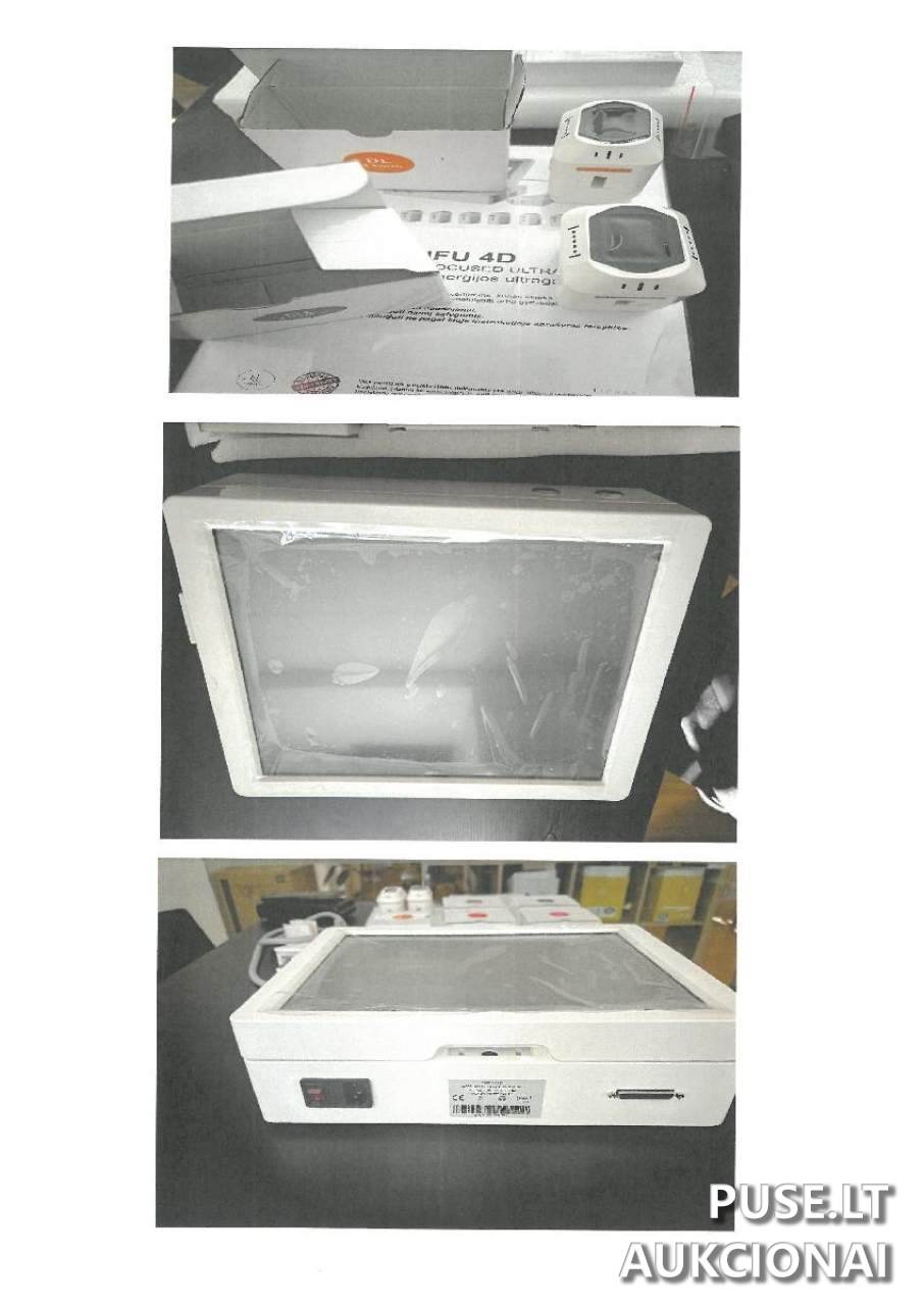 HITECH aparatas (HIFU fokusuotas 3D ultragarsas veidui ir  kūnui su unikalia patentuota 11-os linijų sistema). Modelio Nr.  JK-1508. Kitas turtas 2